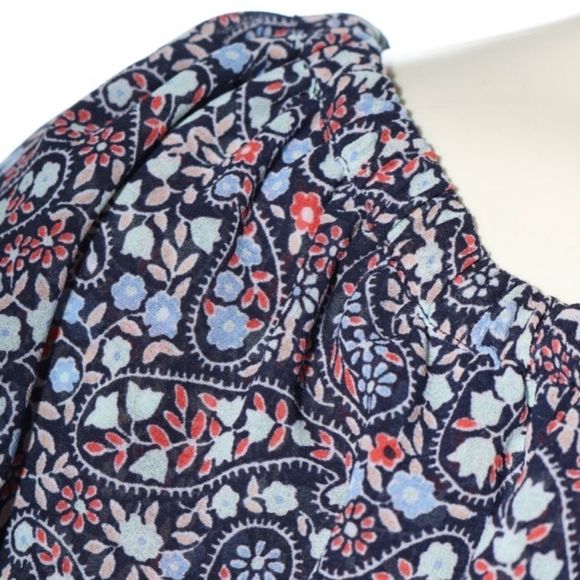 MICHAEL KORS Floral Paisley Ruffle Blouse - Picture 2 of 12